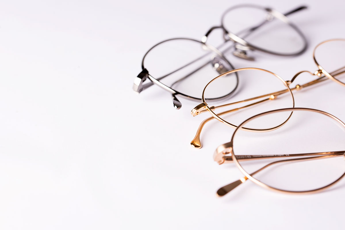 Metallic frames clearance glasses