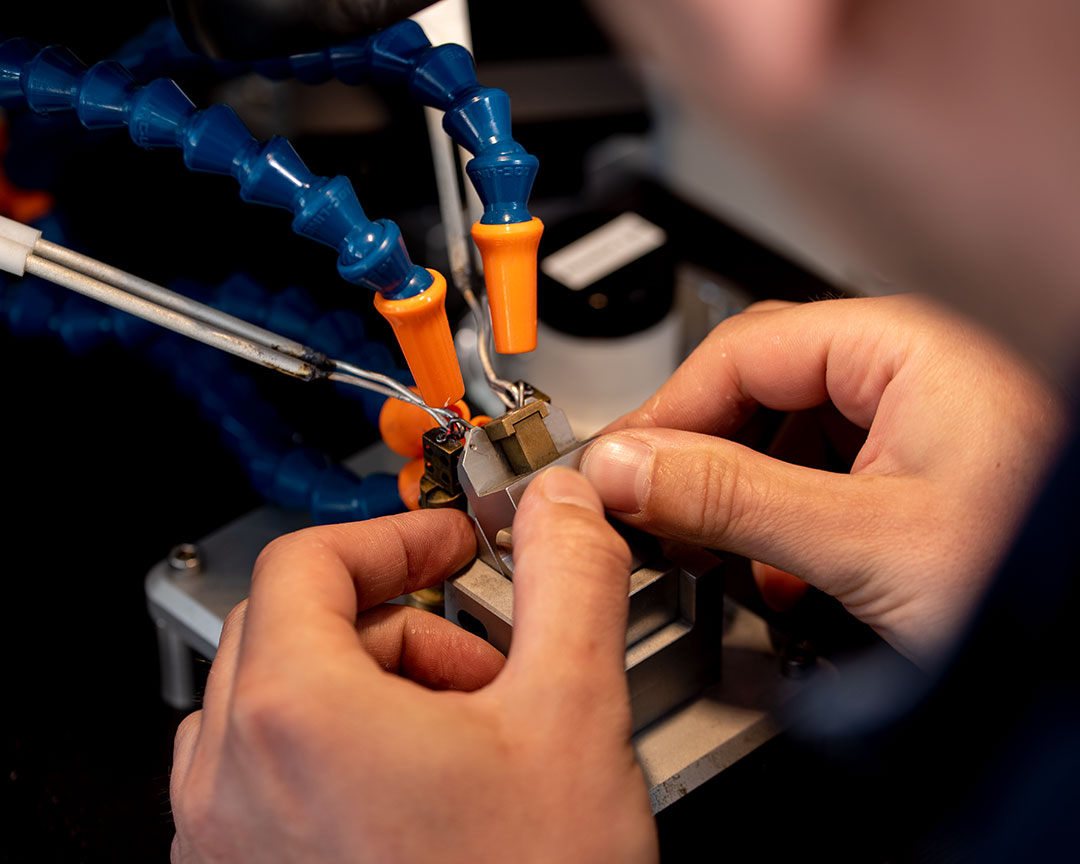Lumag Lunor soldering eyewear manufacturing