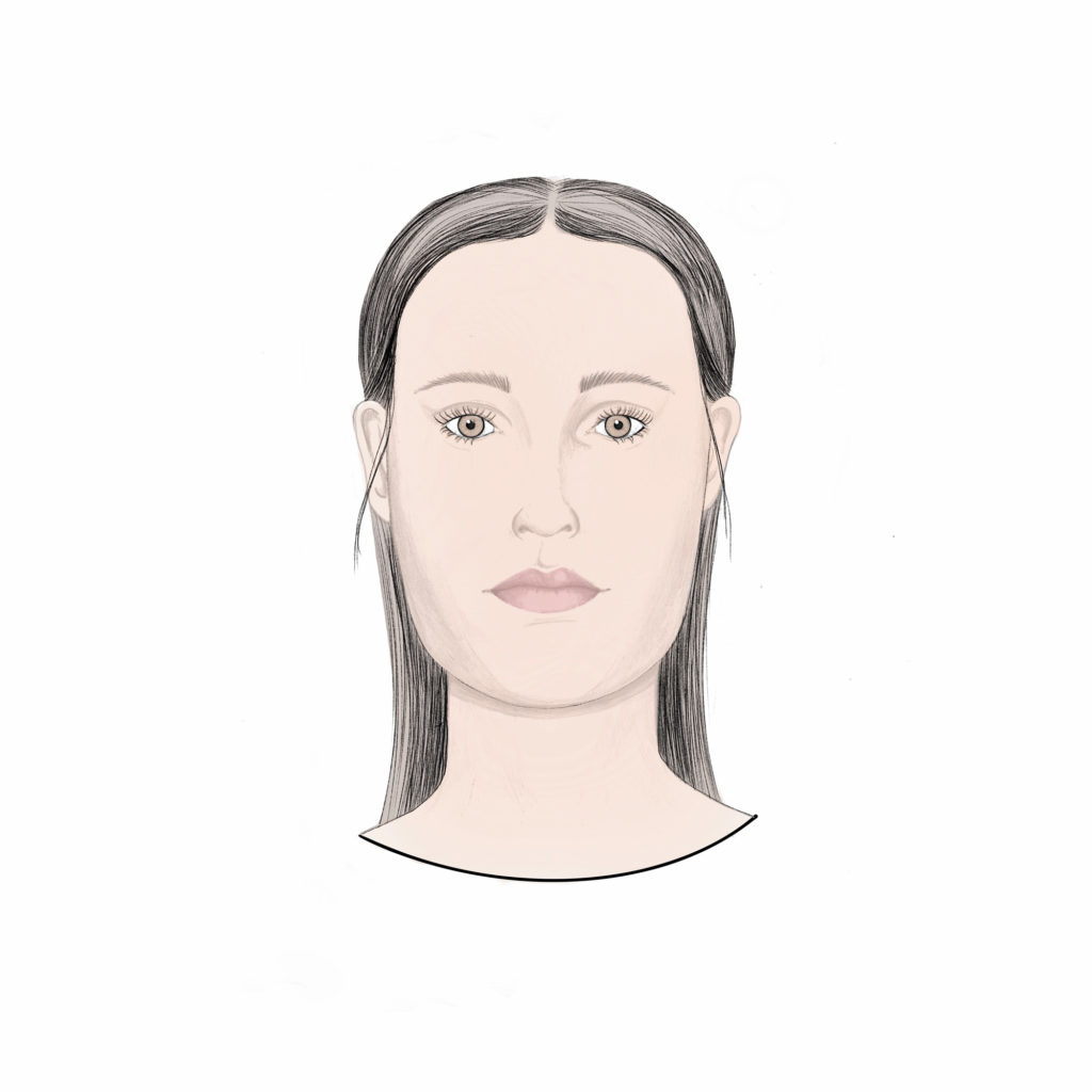 Rectangular face shape