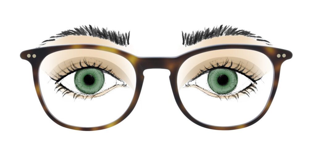 green eyes glasses Lunor A5 607 15M
